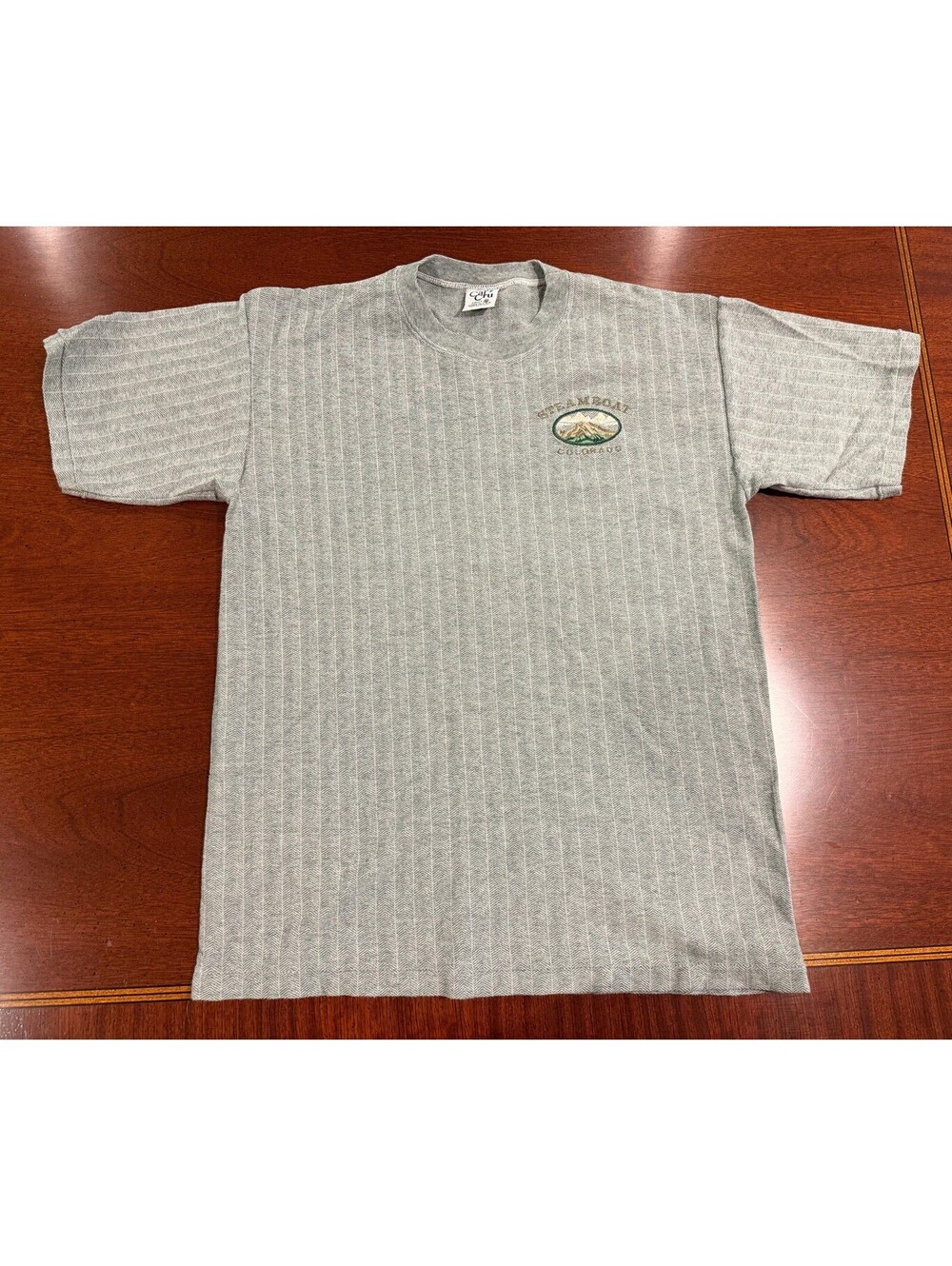 Vintage Cal Cru Crambone Colorado T Shirt Mens M Made USA Embroidered 90s